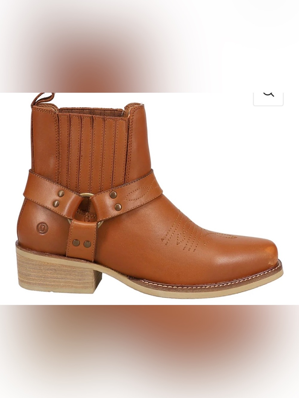 Dingo Black  Bart Pull On Square Toe Boots men size 12 D BNWT